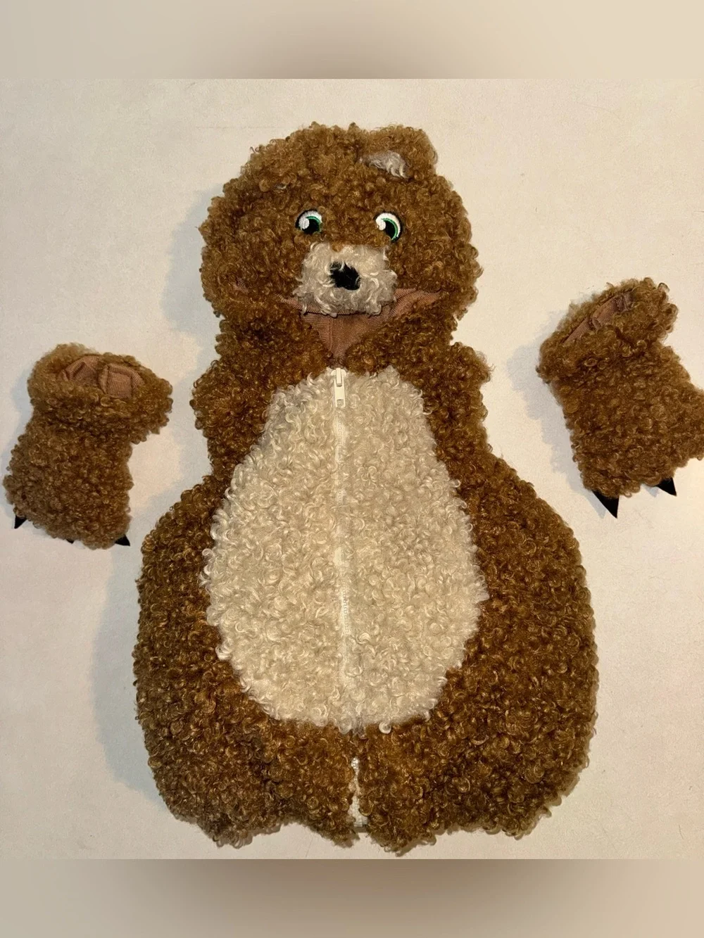 Going Wild Baby Bear Costume 6M 6 Months Halloween Sherpa